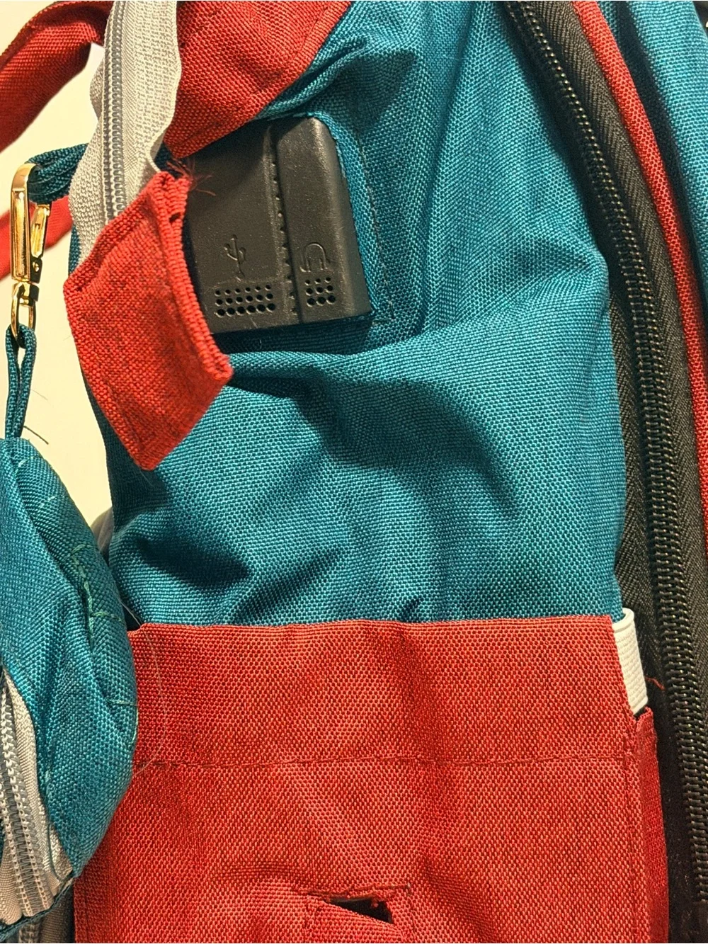 NWOT Jeryswet Good Mum Diaper Canvas Backpack